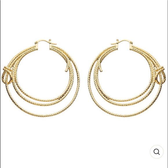 DC X ROCKLOVE - Lasso Hoop Earrings - Picture 3 of 6
